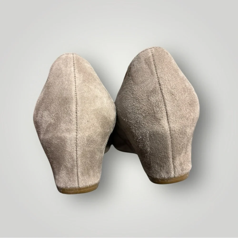 Gabor Chloe Ballet Wedge Tan Sz UK‎ 5 US 7.5